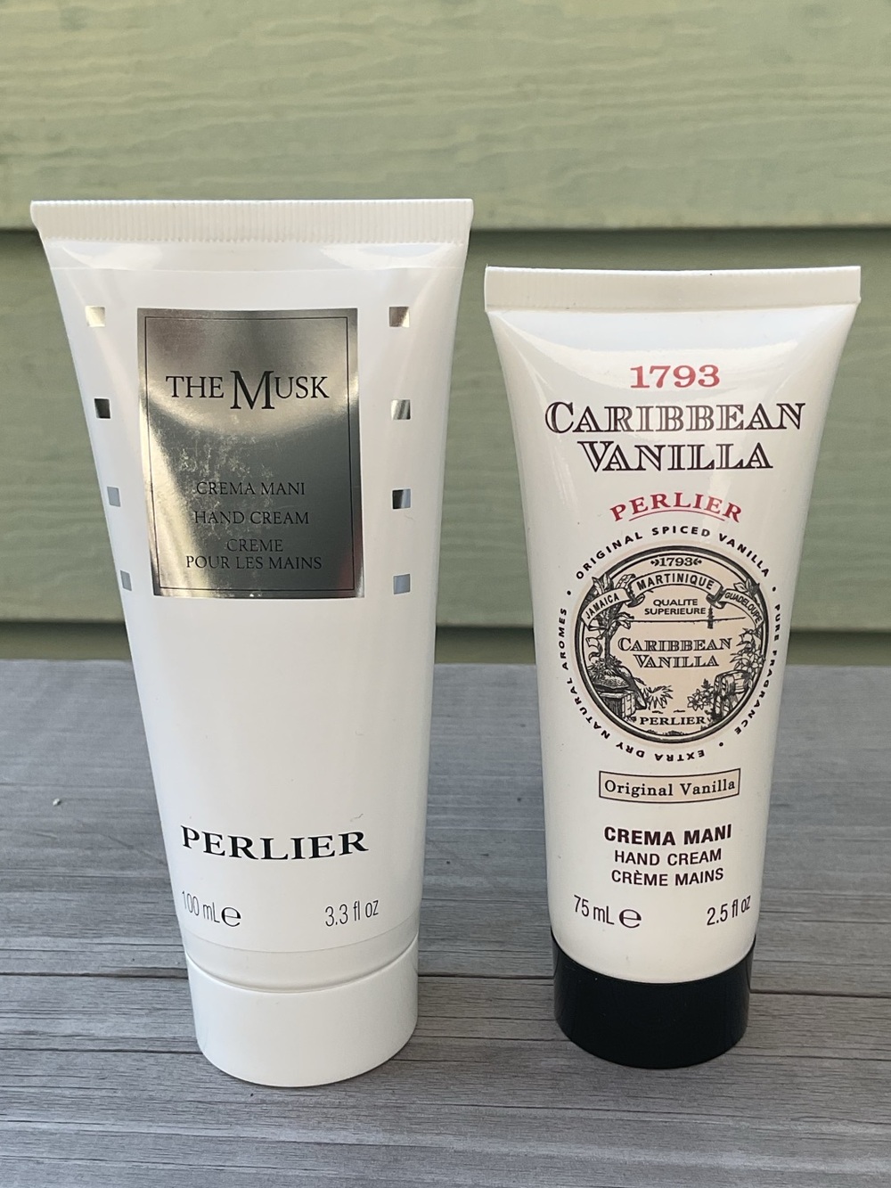 Perlier Caribbean Vanilla & The Musk White Hand Cream Duo